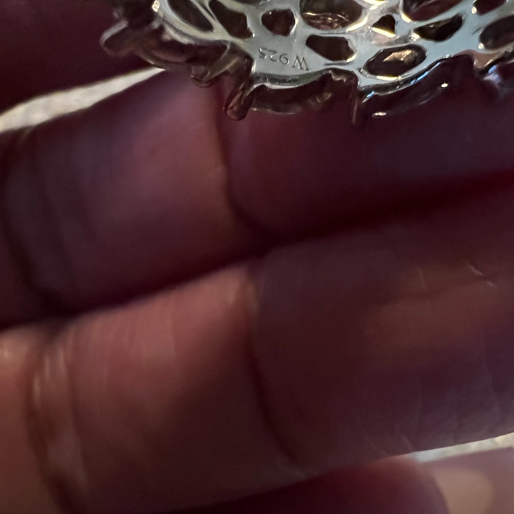 Sparkly .925 Sterling Silver CZ Women's Ring - Picture 5 of 5